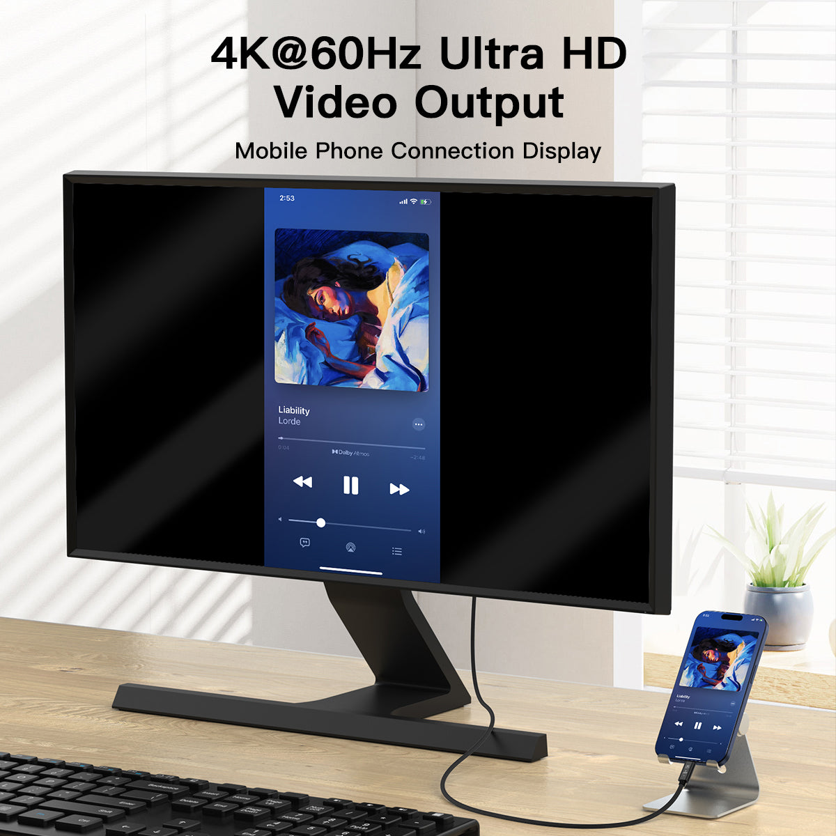 USB C to USB C Cable, Fast Charging USB 3.2 Gen 2 for MacBook Pro/Air, iPad Pro, iPhone 15 Pro Max, Galaxy S24/S23, Steam Deck, 20Gbps Data Transfer, 4K Video Output