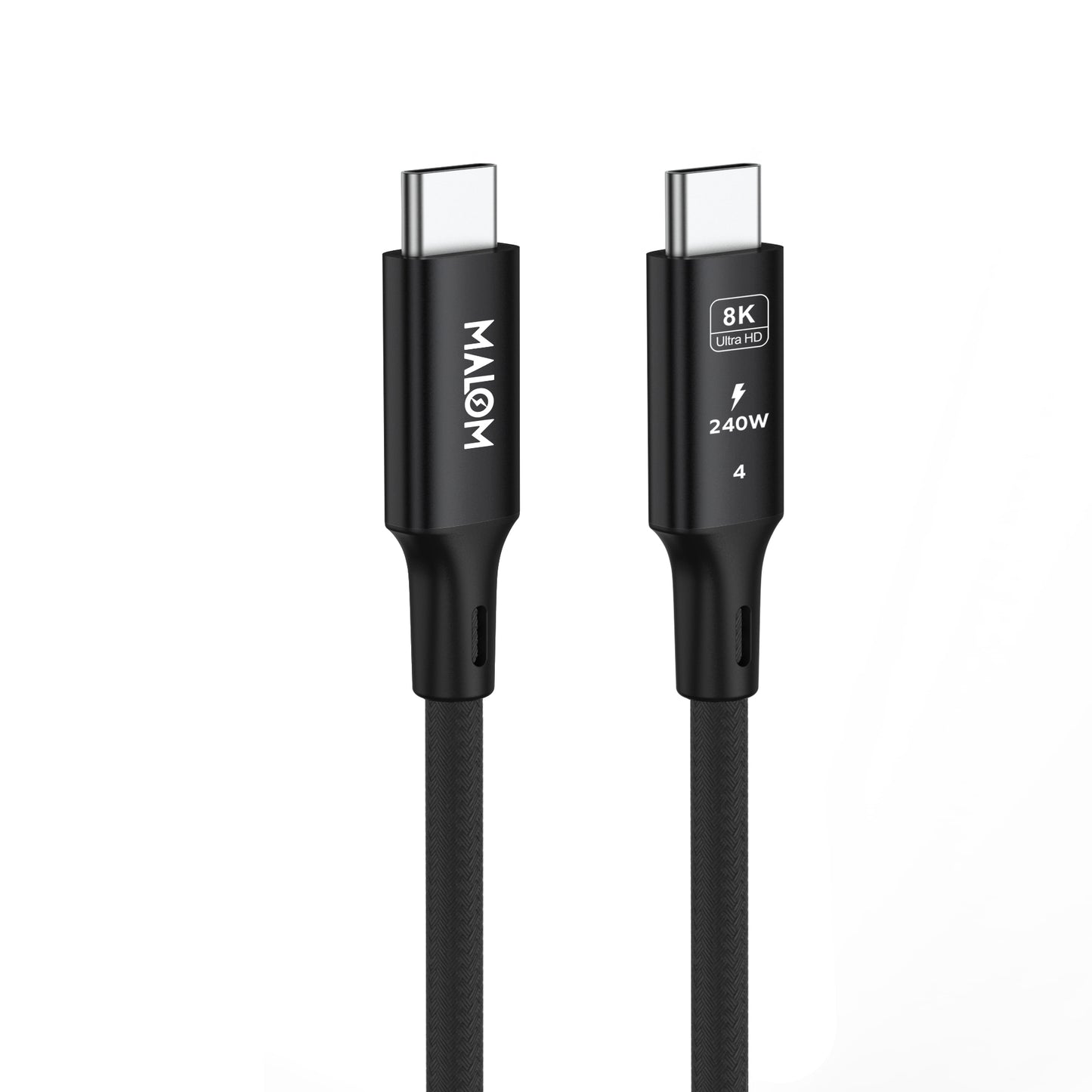 USB C to USB C Cable for Thunderbolt 4, USB 4.0, 240W Fast Charging, 40Gbps Data, 8K@60Hz 4K120Hz HDR, PD3.1, for iPhone, MacBook M1-M3, Mac Studio, Laptops, Monitor