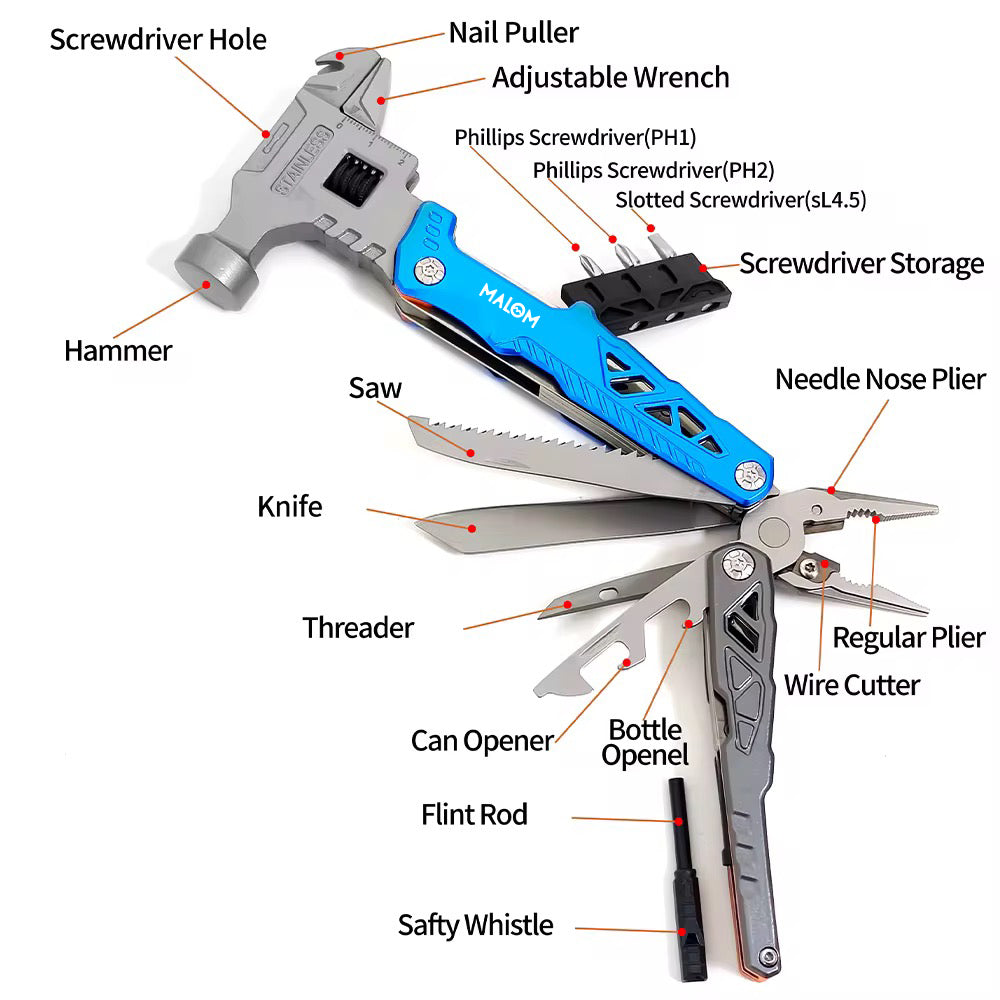 18-in-1 Multitools Hammer